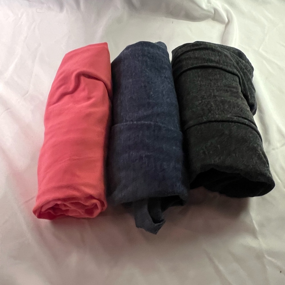 Bundle! 3 new dog lover super soft and Comfy tshirt Set - Pink, Blue, and gray